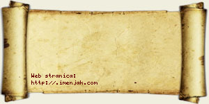 Anđelka Stojadinović vizit kartica